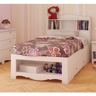 Twin Storage Bed With Bookcase Headboard For 2020 Ideas On Foter