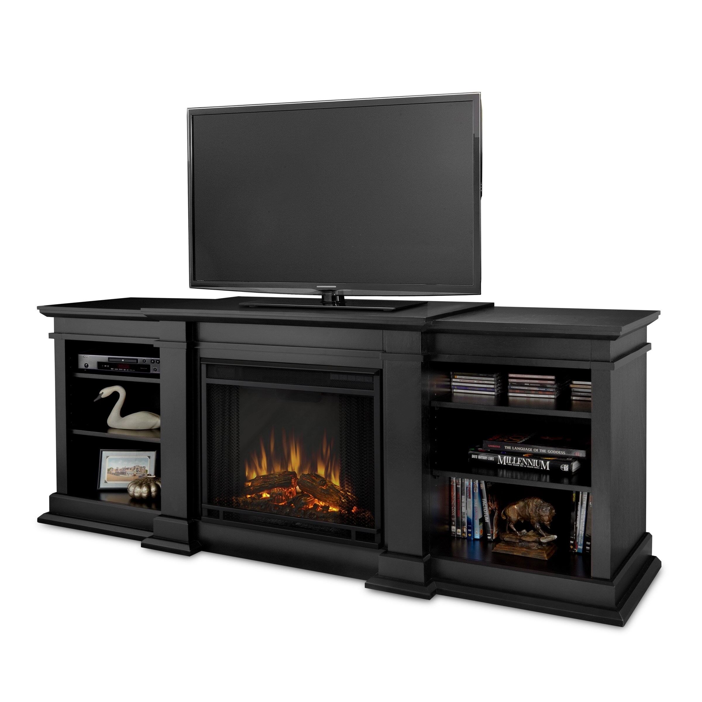 Fresno TV Stand with Electric Fireplace