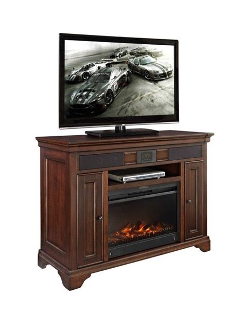 Houston TV Stand with Electric Fireplace