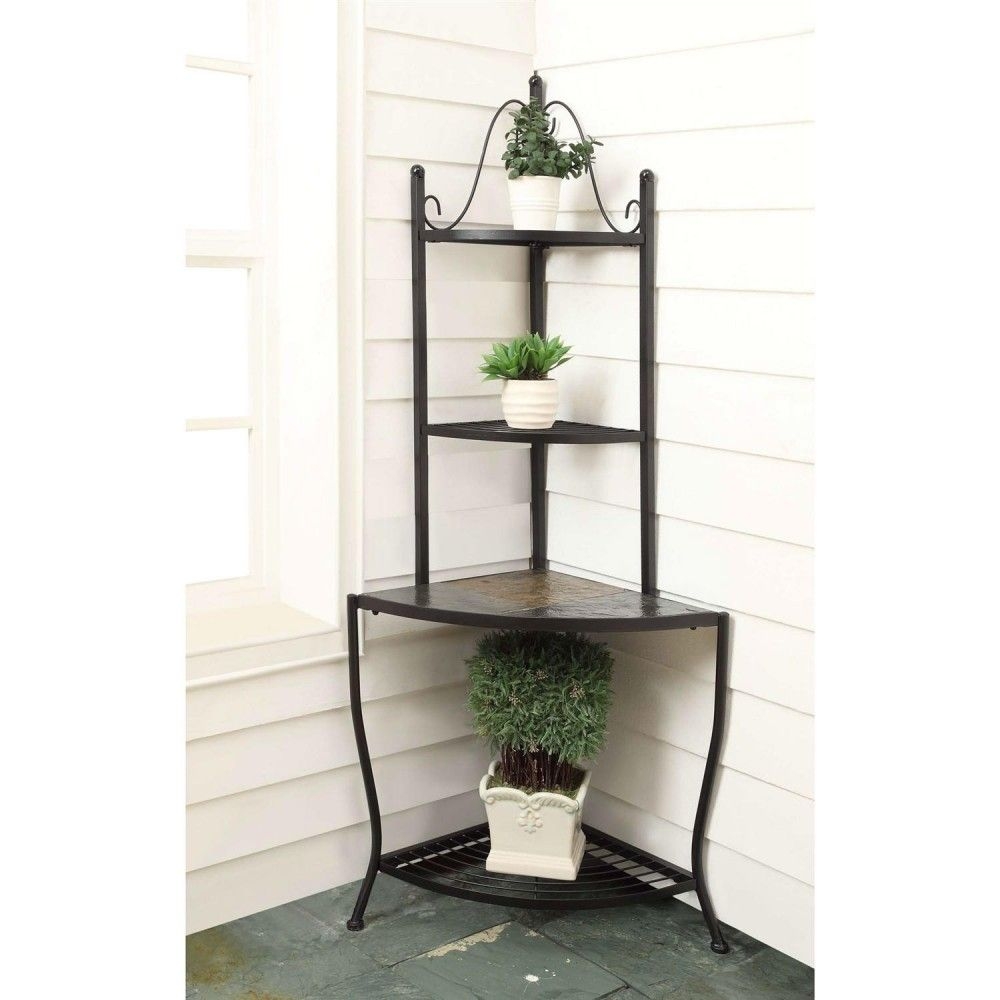 Wrought Iron Corner Bakers Rack - Foter