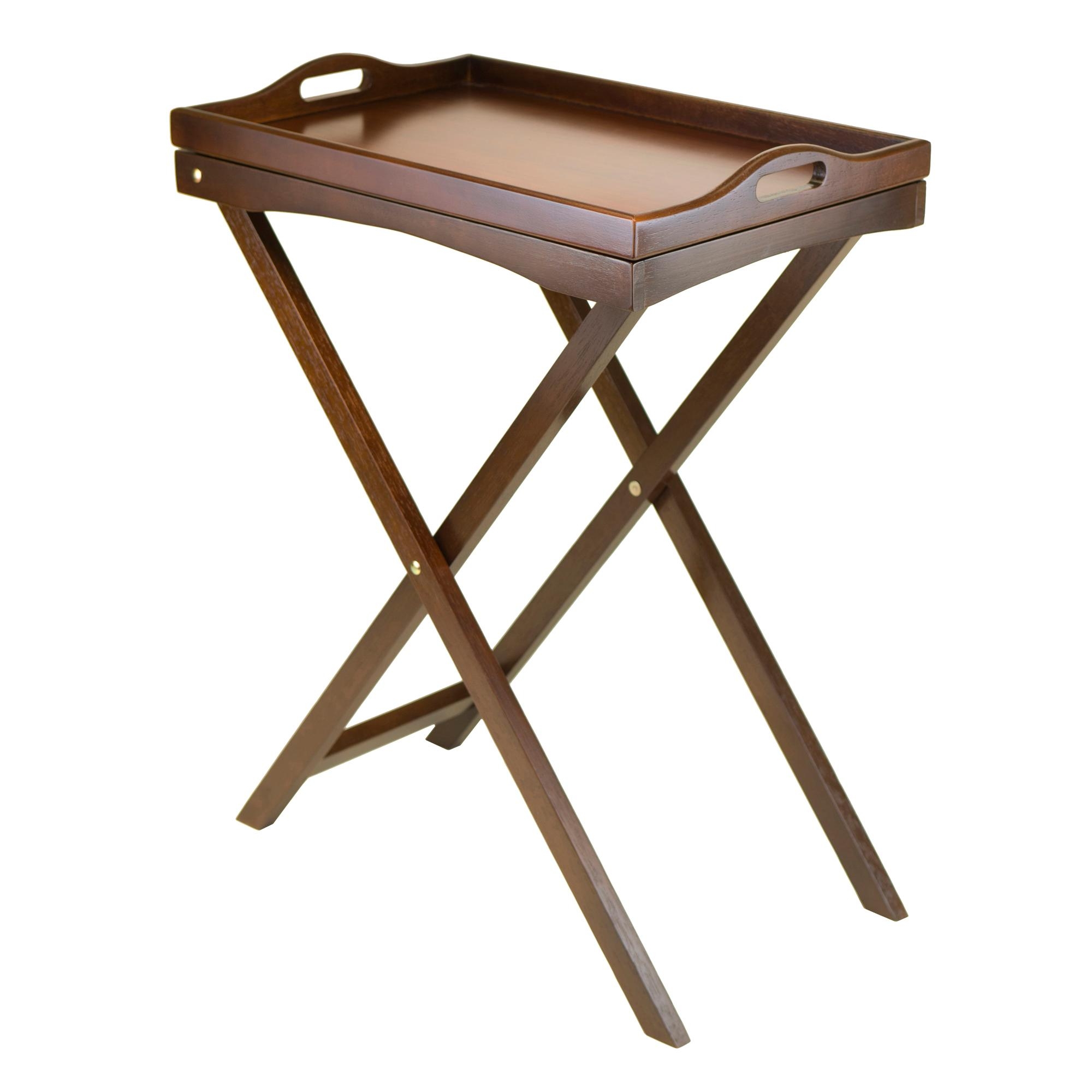 Folding Tray Table with Stand, folding side table and TV tray - ADA