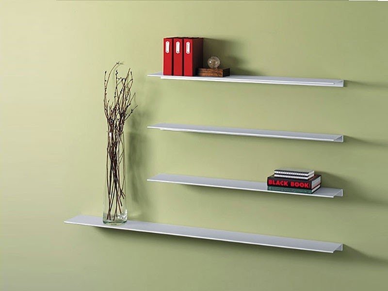 Envision® Aluminum Floating Wall Shelf