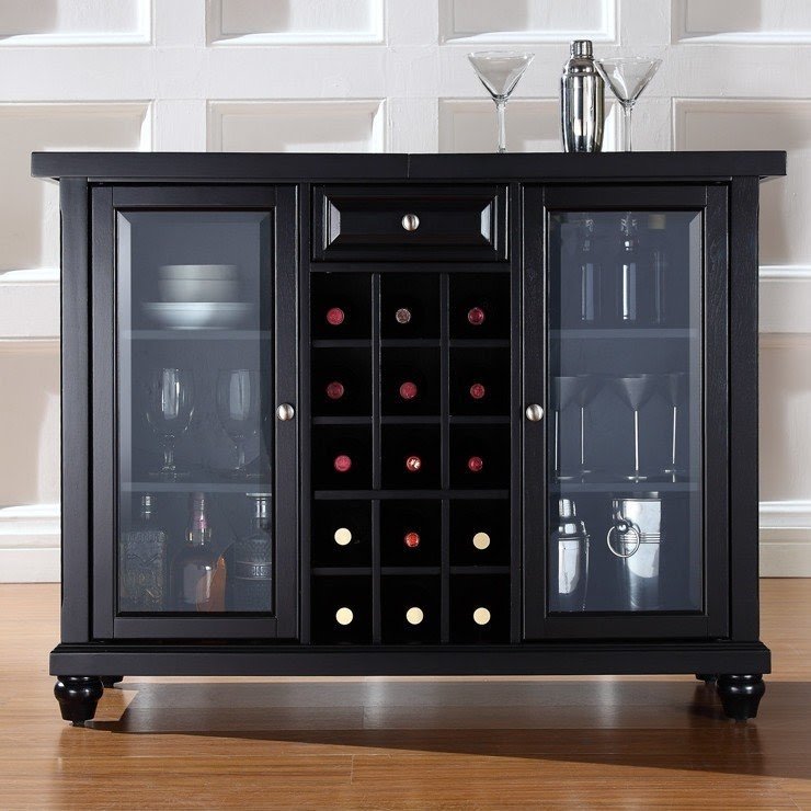 Alexandria Bar Cabinet with Wine Storage