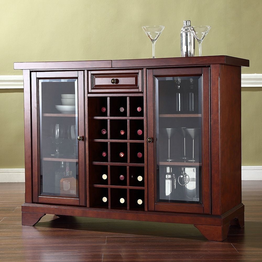 Alexandria LaFayette Bar Cabinet with Wine Storage