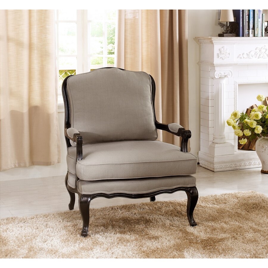 Baxton Studio Antoinette Classic Antiqued French Arm Chair