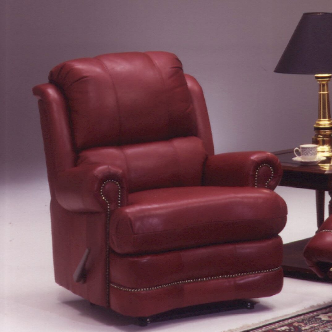 Red Leather Recliners - Foter