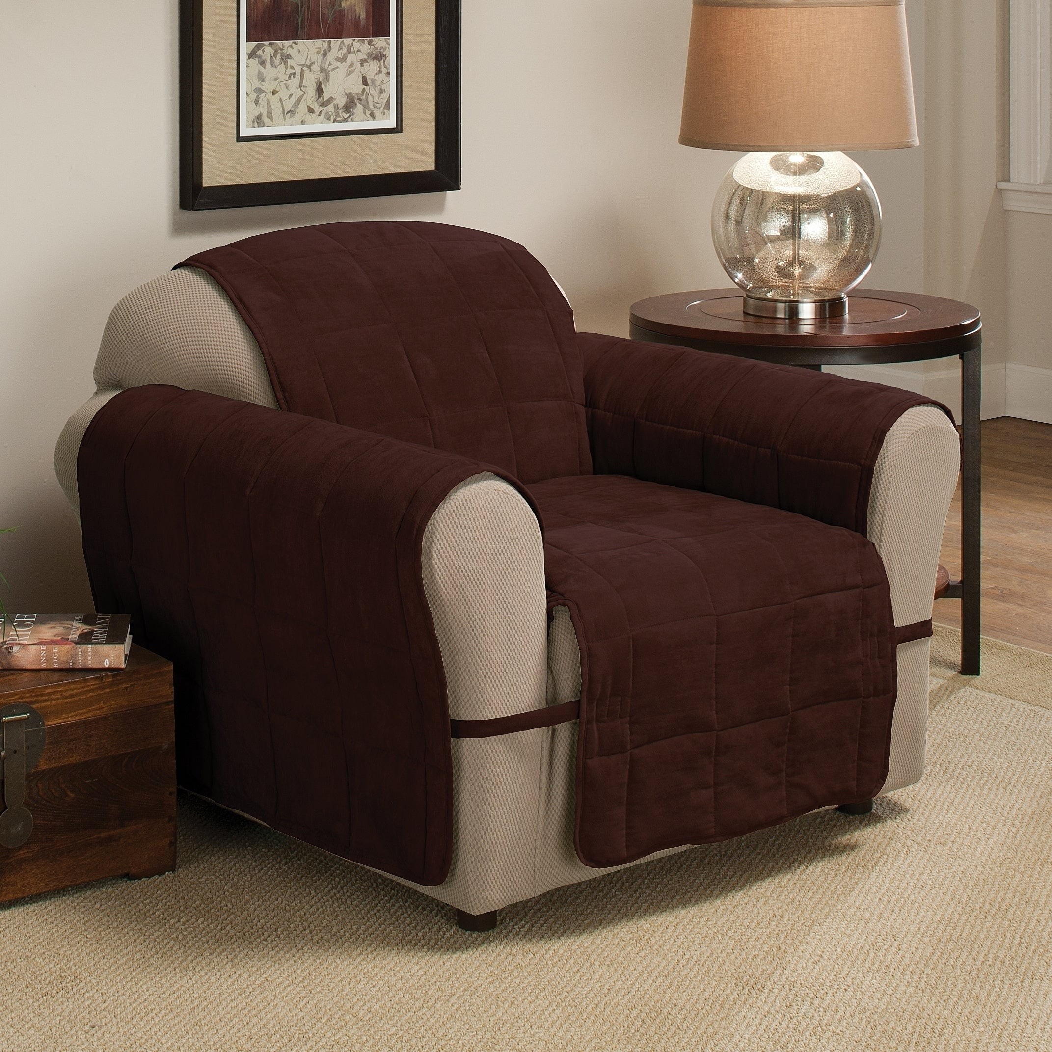 Recliner-Oversized:Charcoal//Grey Slipcovers for Recliner Recliner Covers for Large Recliner Recliner Chair Covers RHF Diamond Oversized Recliner Cover /& Oversized Recliner Covers Double Diamond