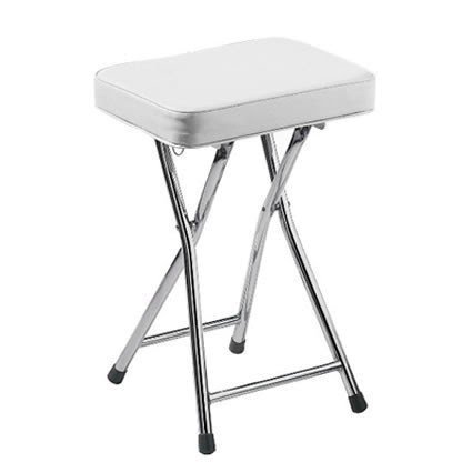Folding bar stool padded cream 49 90 1