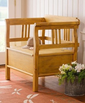 Oak Storage Benches - Ideas on Foter