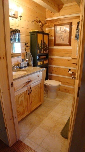 Pine bathroom furniture 1