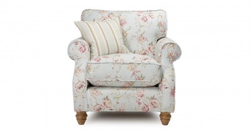 dfs floral armchair