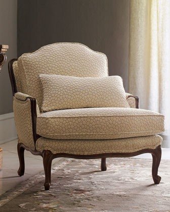 Massoud bespeckled bergere chair traditional chairs
