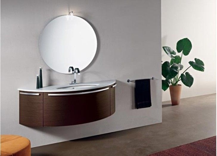 Modern wall mounted bathroom vanity from quality bath