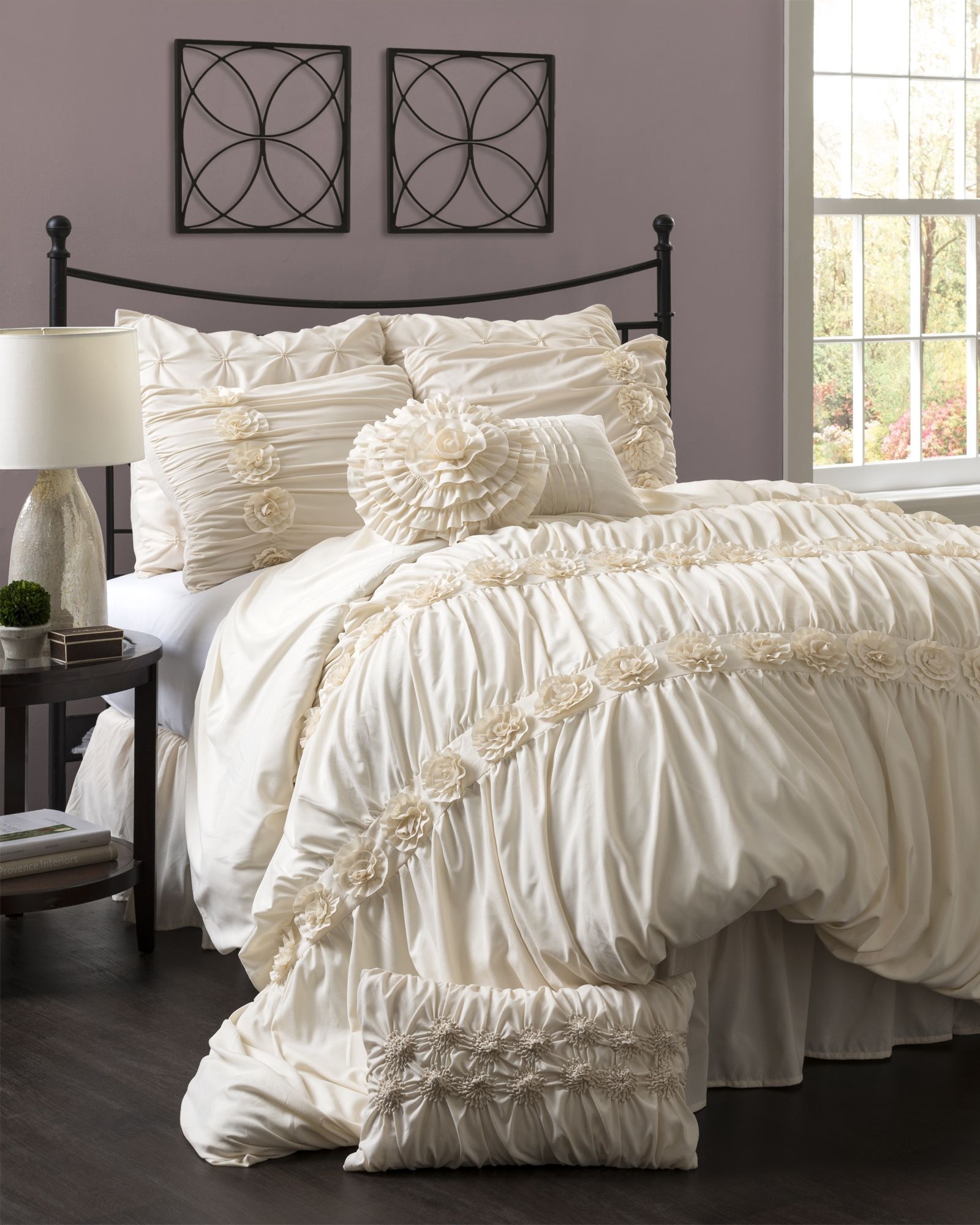 Air of romance to your master suite with this charming