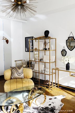 Gold Bookcases - Foter