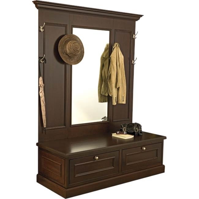 Hall Tree Storage Bench With Mirror - Ideas on Foter