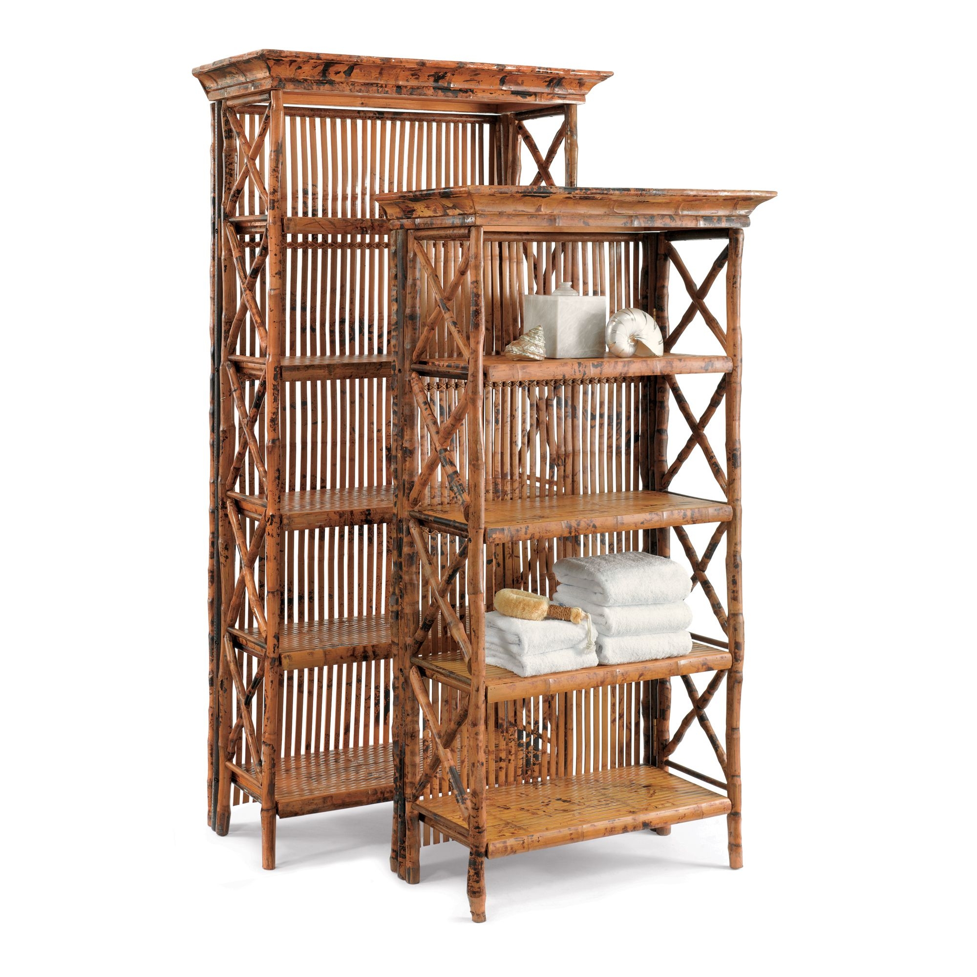 Rattan Bookshelf - Foter