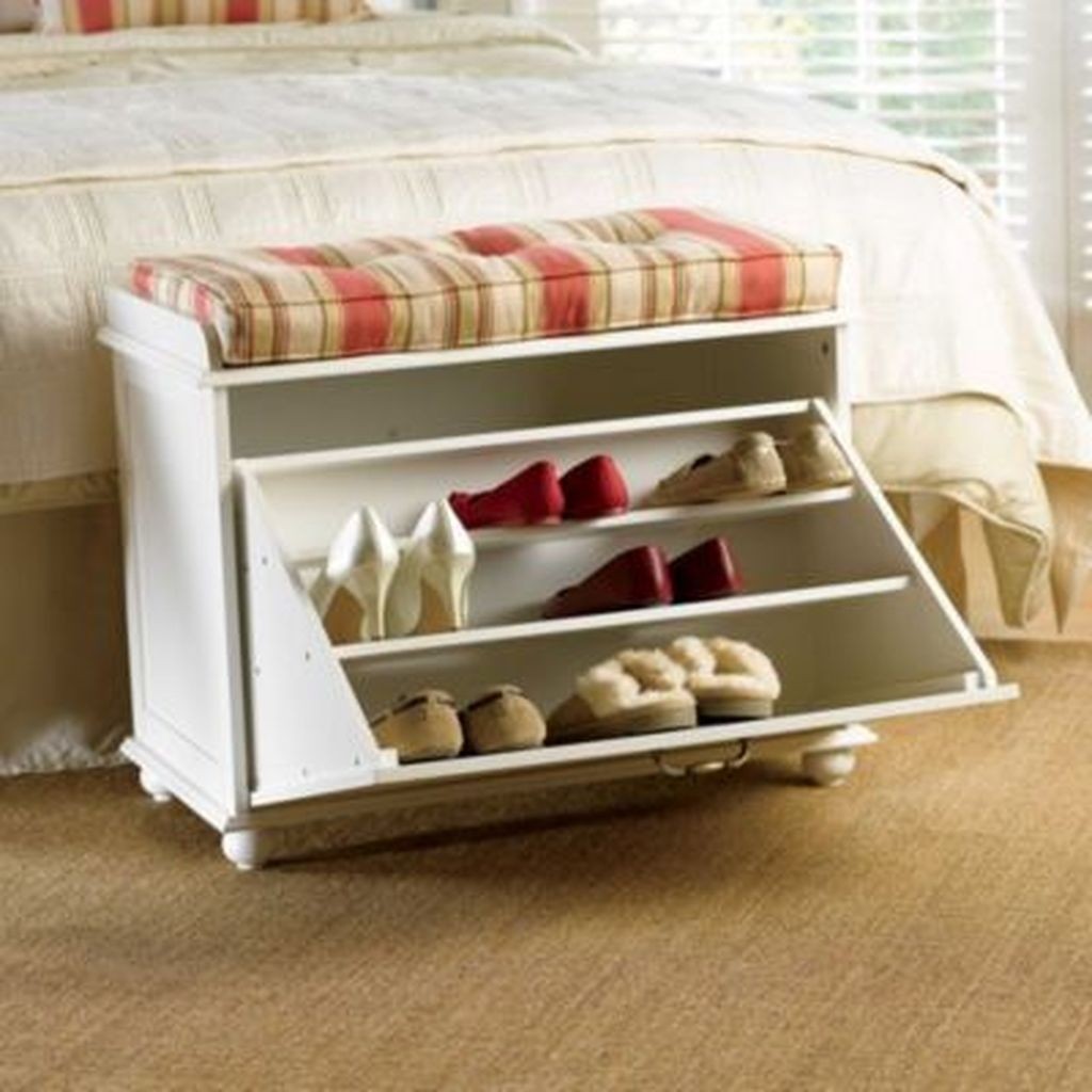Shoe storage bench allow you to store books shoes and