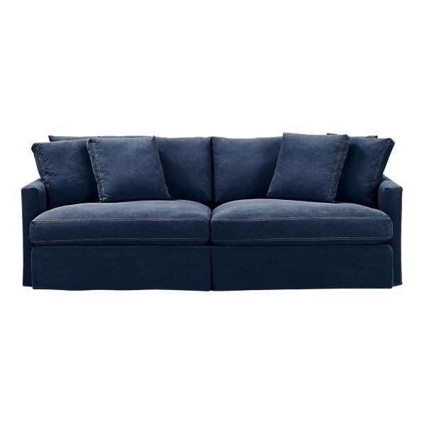 Ve always loved denim couches cb has them now lounge