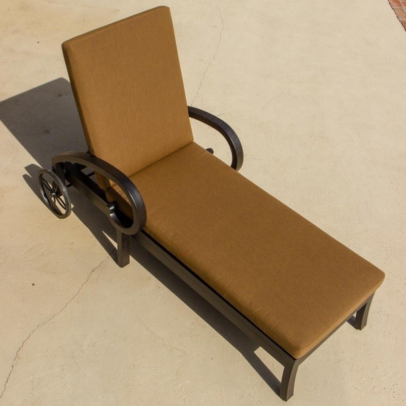 Avondale Cast Aluminum Patio Chaise Lounge 1 