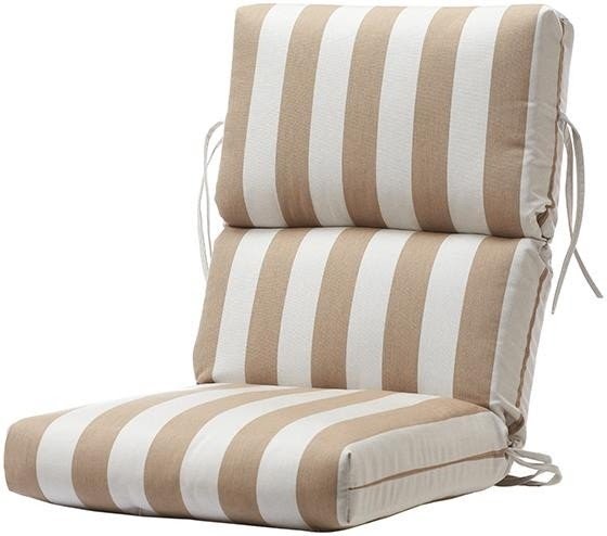 High back patio online chair cushion