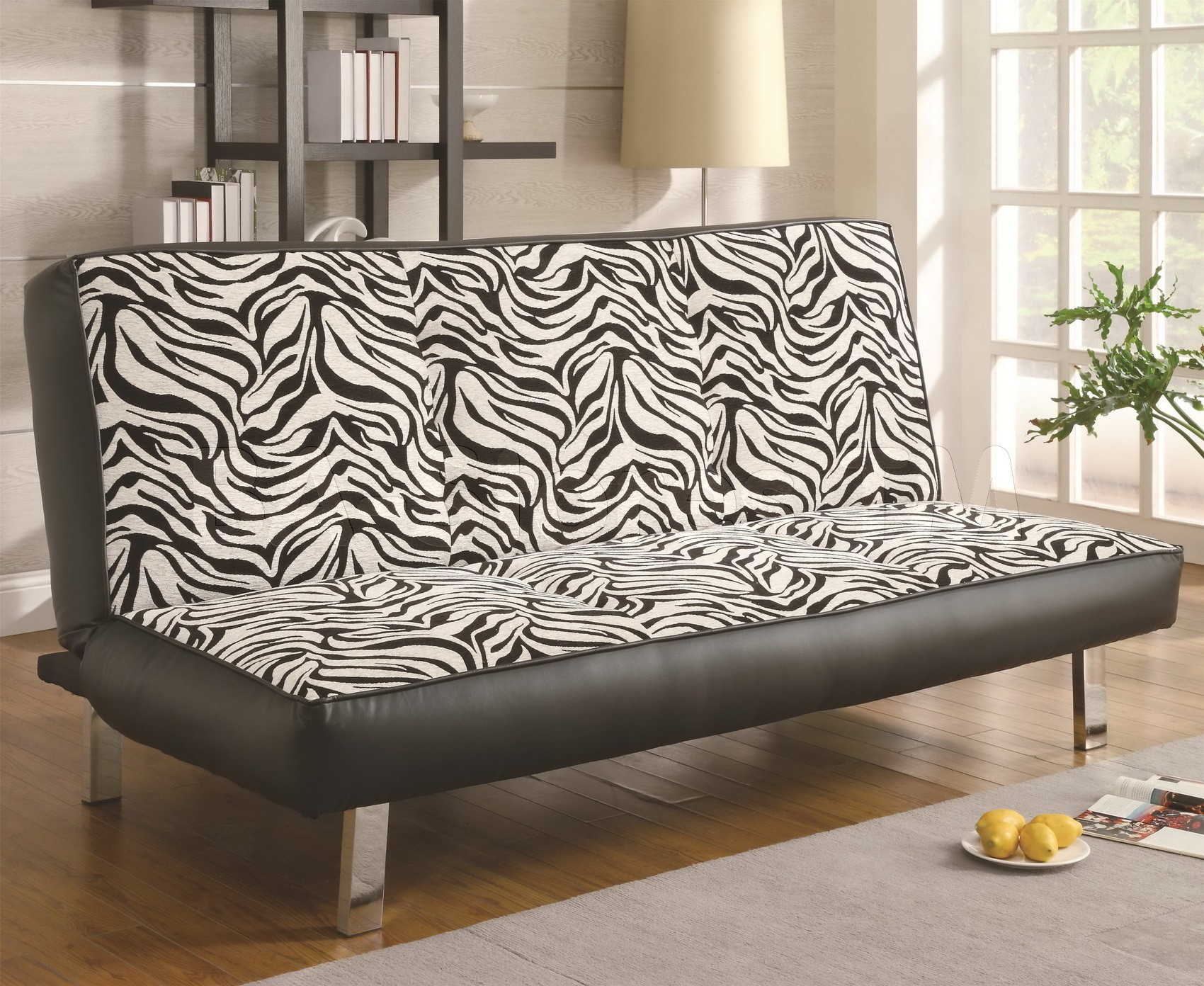 Contemporary styled sofa beds sleeper w fold down futon seat