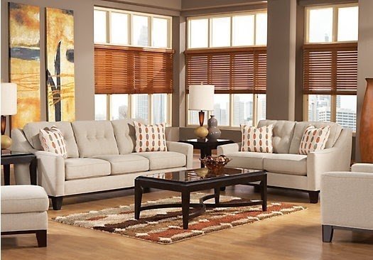Hadly beige 8pc classic living room from living room sets