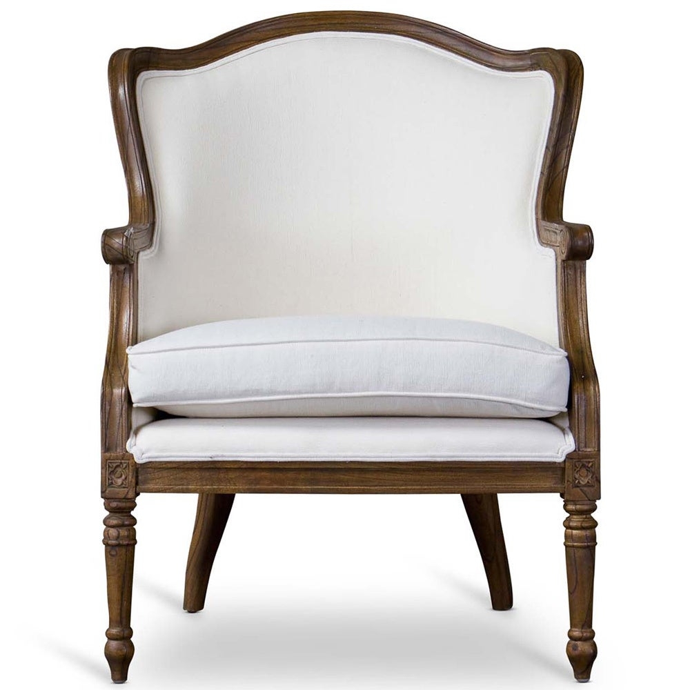 Baxton Studio Charlemagne Traditional French Arm Chair