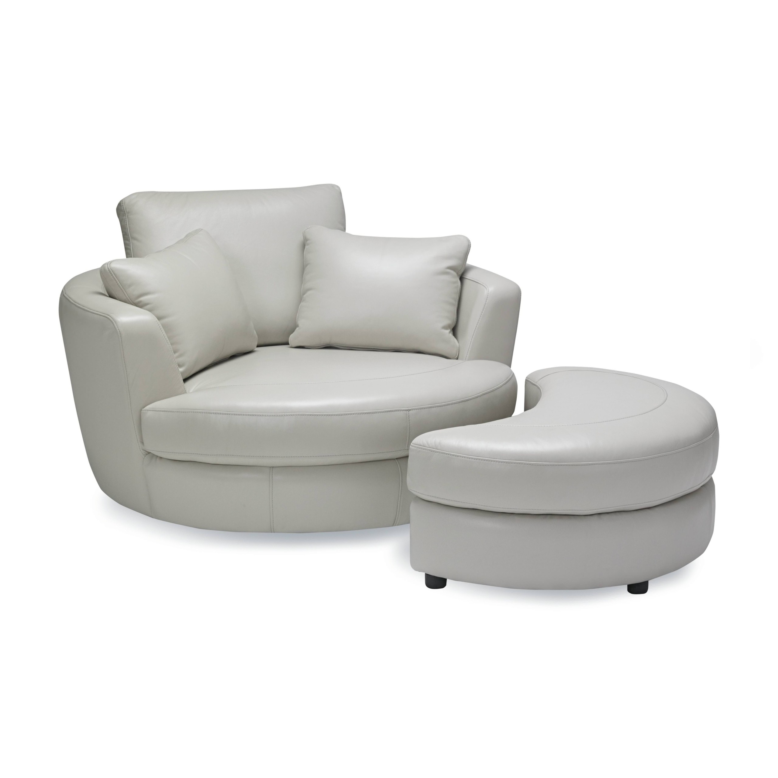Cuddle Swivel Chair and Ottoman