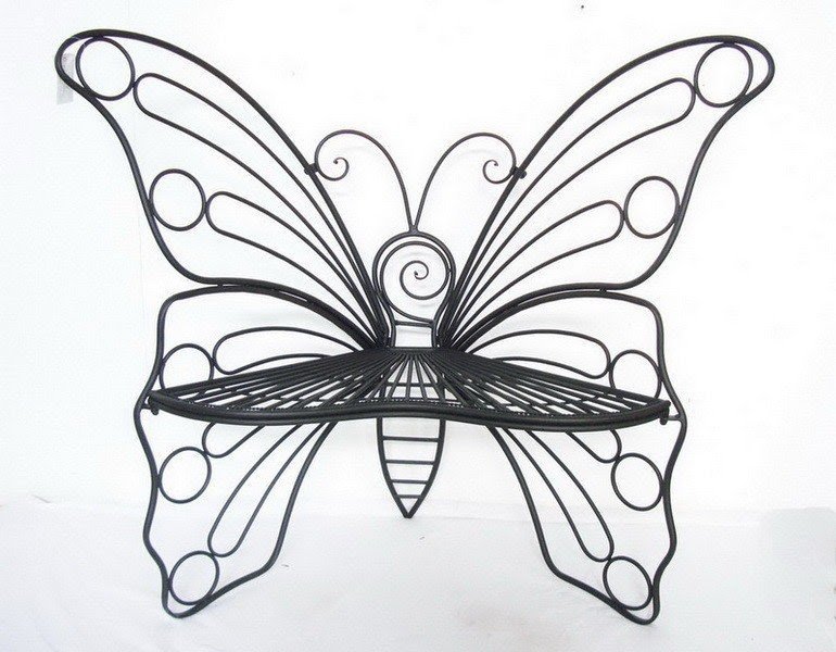 Metal Garden Butterfly Chair
