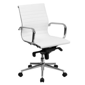 Designer Office Chairs Foter Mid Back Leather Office Chair