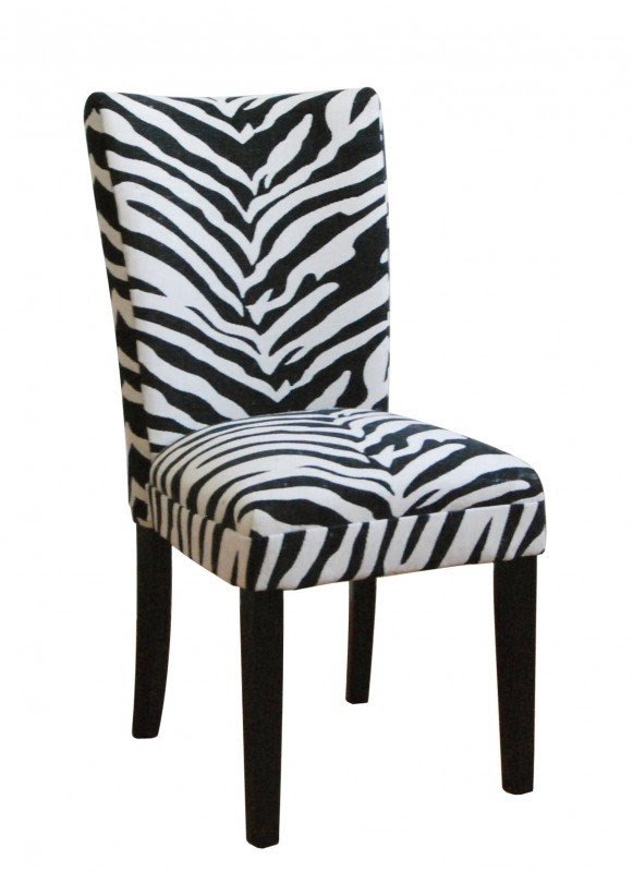 Zebra Parsons Chair (Set of 2)