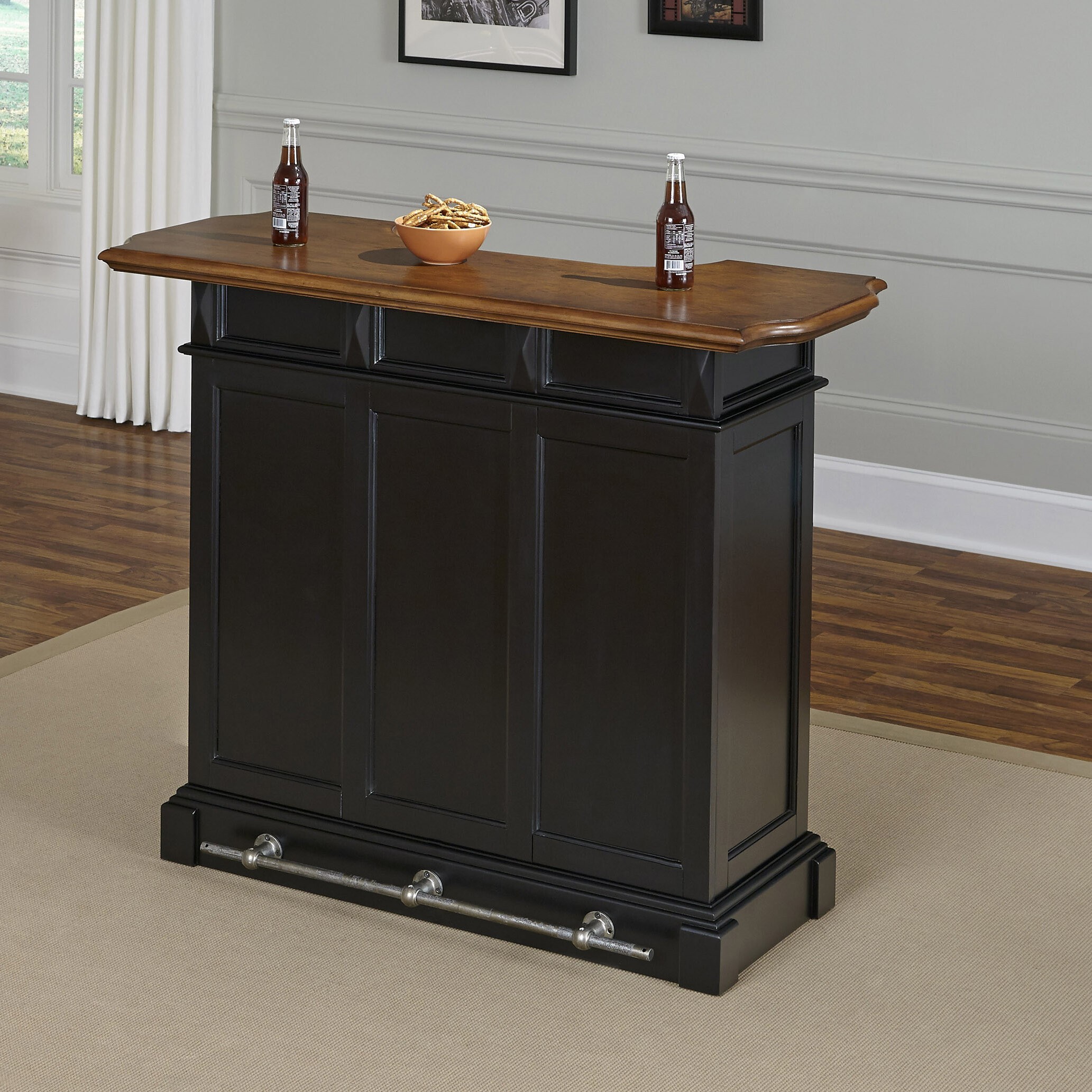 Buy Wooden Home Bar Cabinet  Mini Bar For Home & Living Room