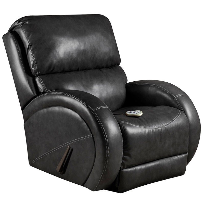 Bentley Massaging Leather Recliner with Heat Control