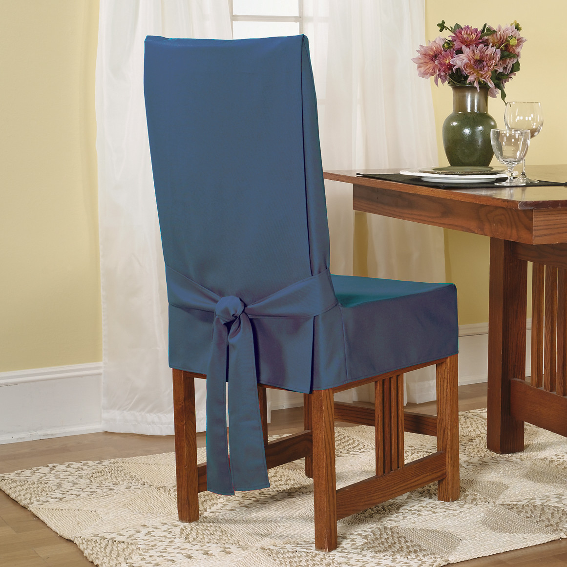 grey dining chair covers