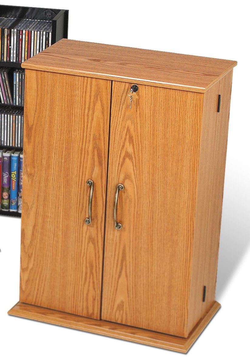 Deluxe Multimedia Storage Cabinet