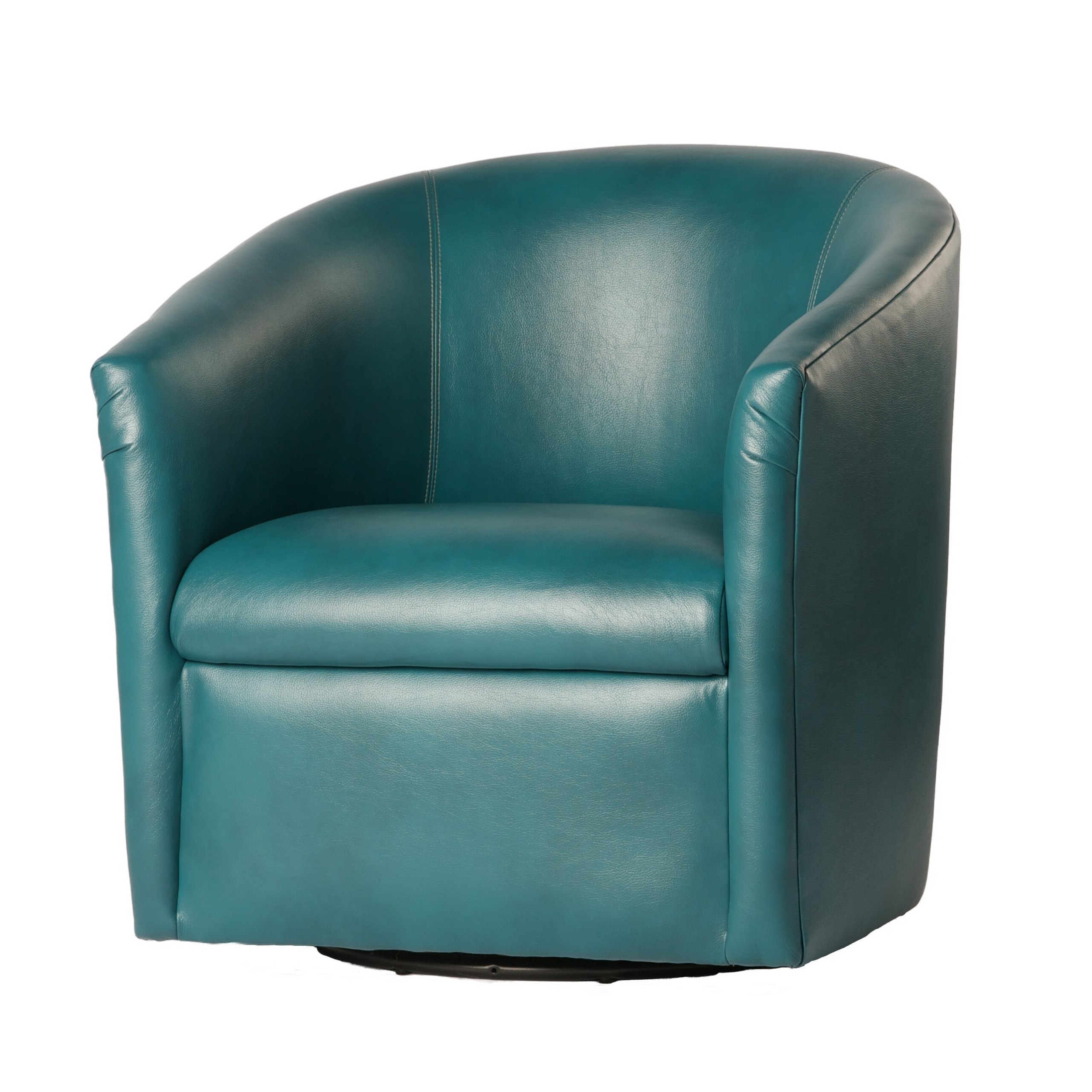 small leather swivel chair