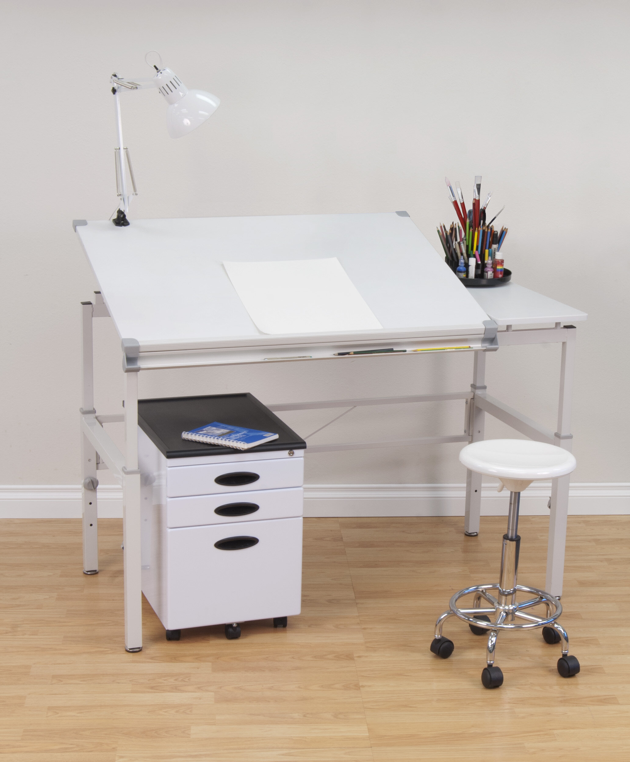 Graphix II Workstation Drafting Table with Pencil Tray