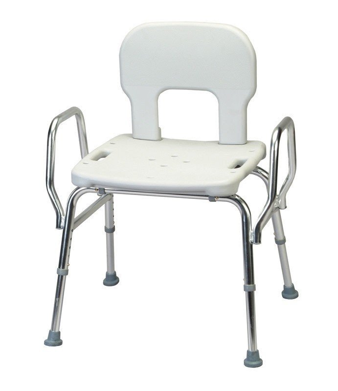 Heavy Duty Shower Chair with Back / Arms