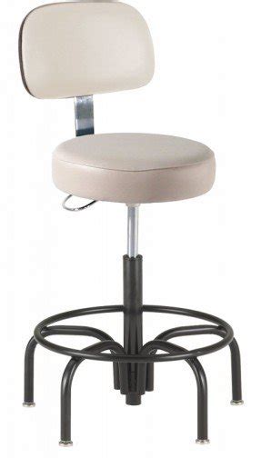 Height Adjustable Lab Stool with Footring