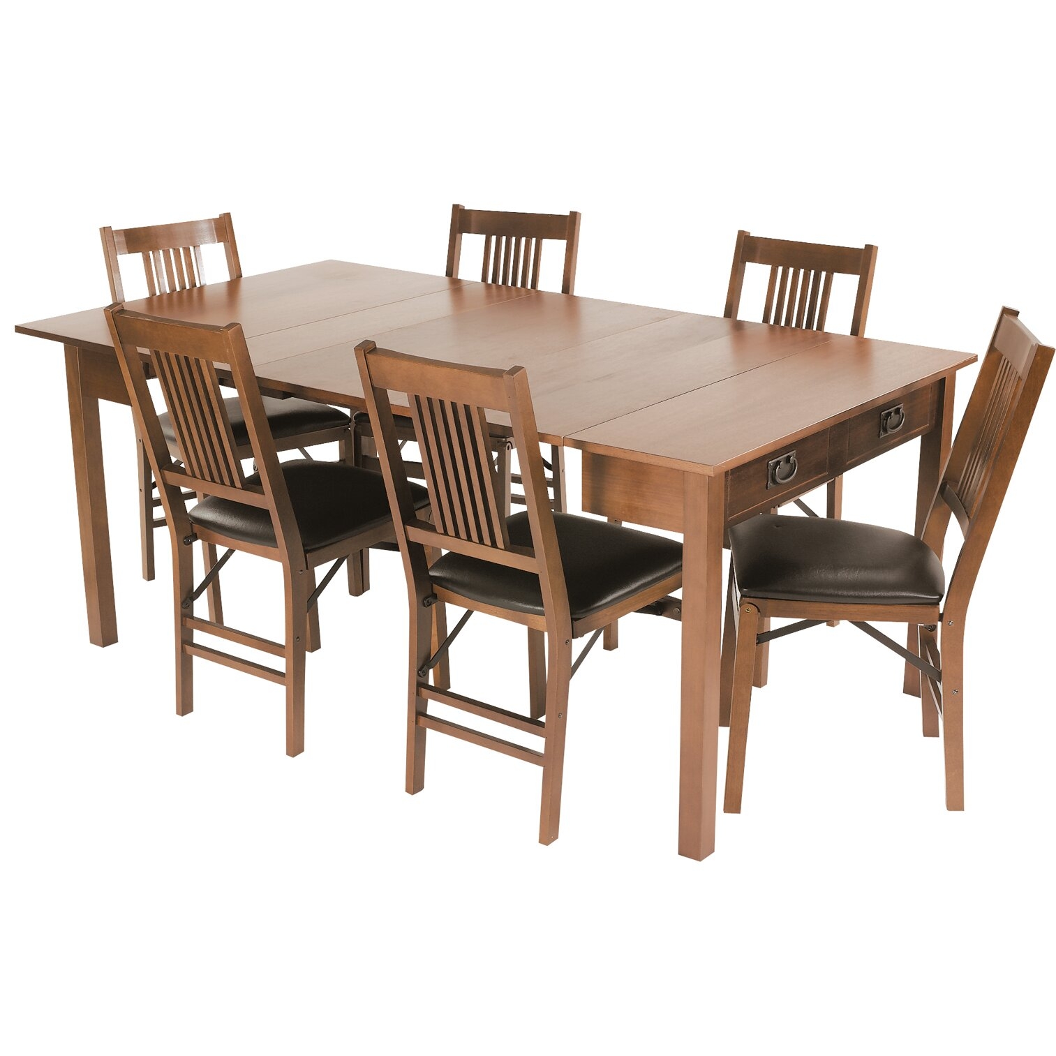 Mission Style Expanding Dining Table