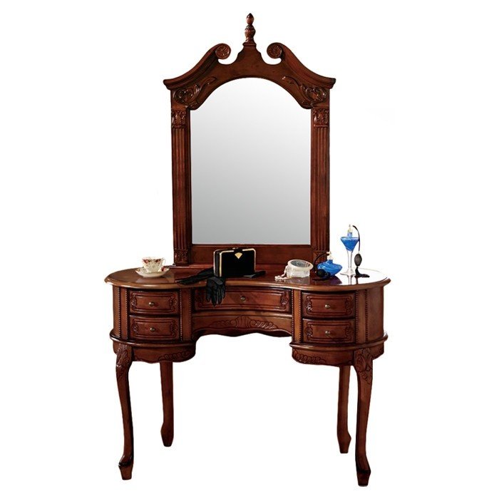 Queen Anne Vanity with Mirror