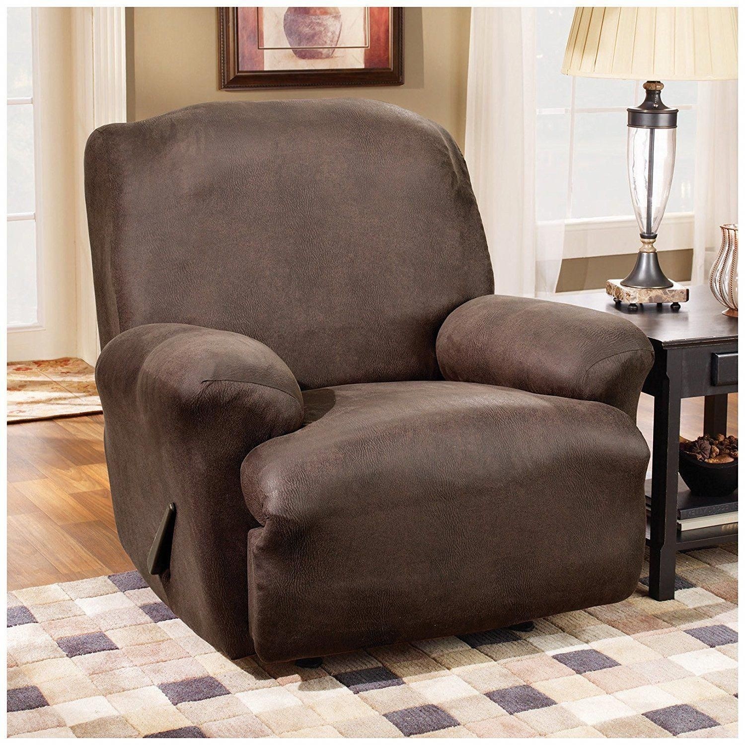Sure Fit Stretch Leather Recliner Slipcover