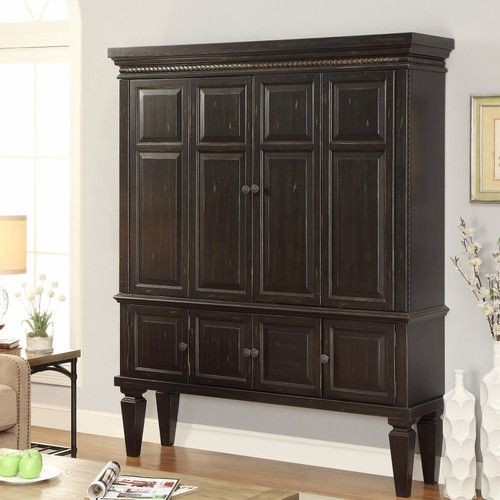 Media armoire deals with pocket doors