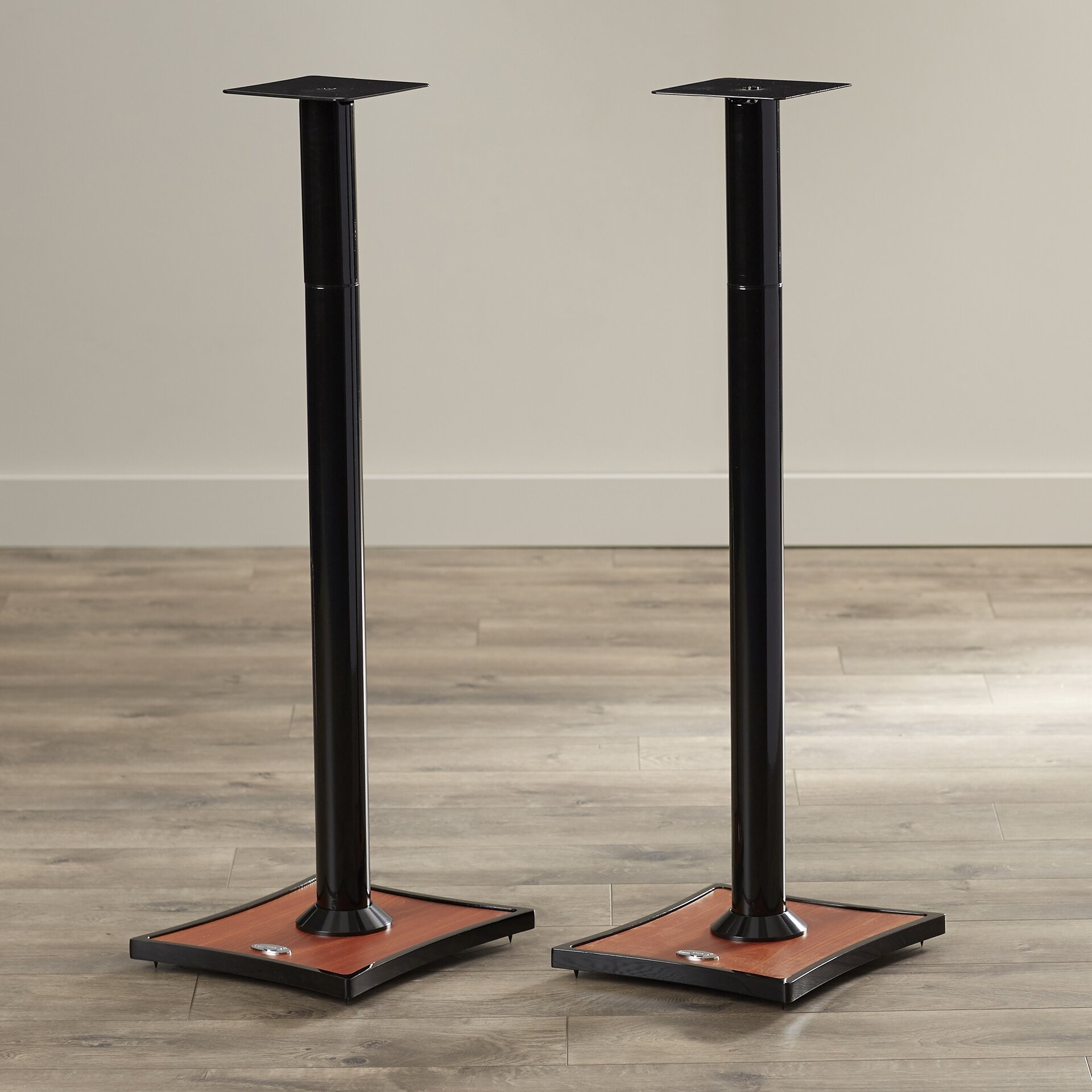 Wytheville Adjustable Height Bookshelf Speaker Stand (Set of 2)