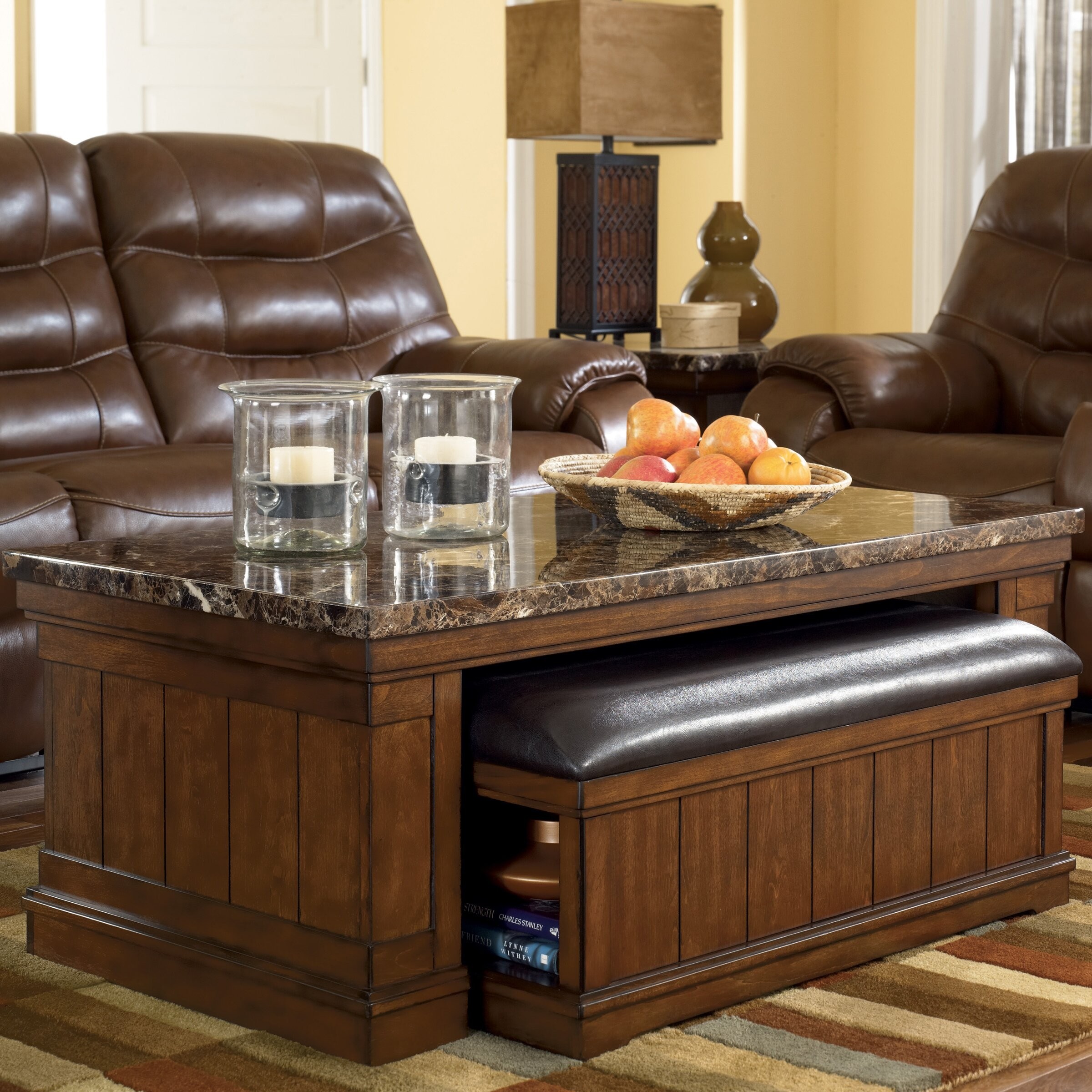 Coffee Table With Ottoman Seating Ideas On Foter