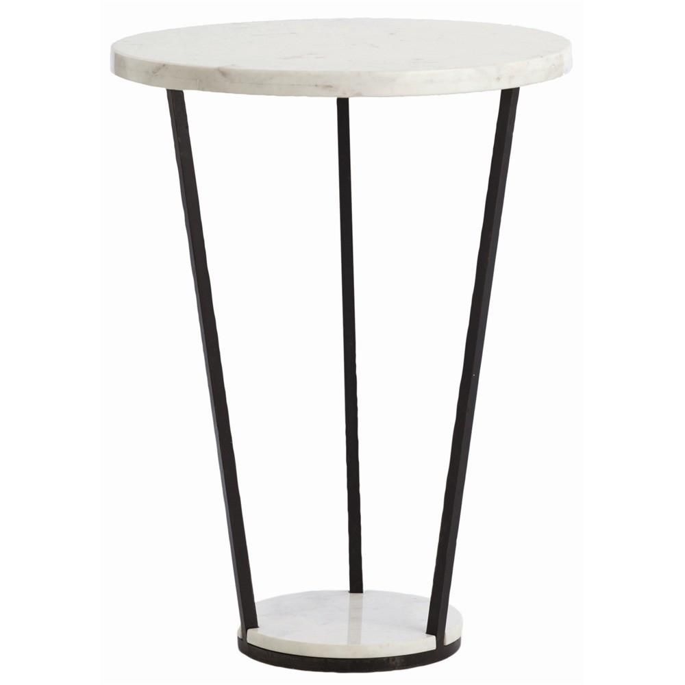 Petra Marble / Iron Side Table