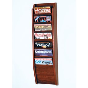 Wood Wall Magazine Rack - Foter