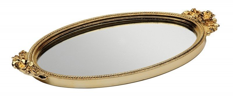 flat mirror tray