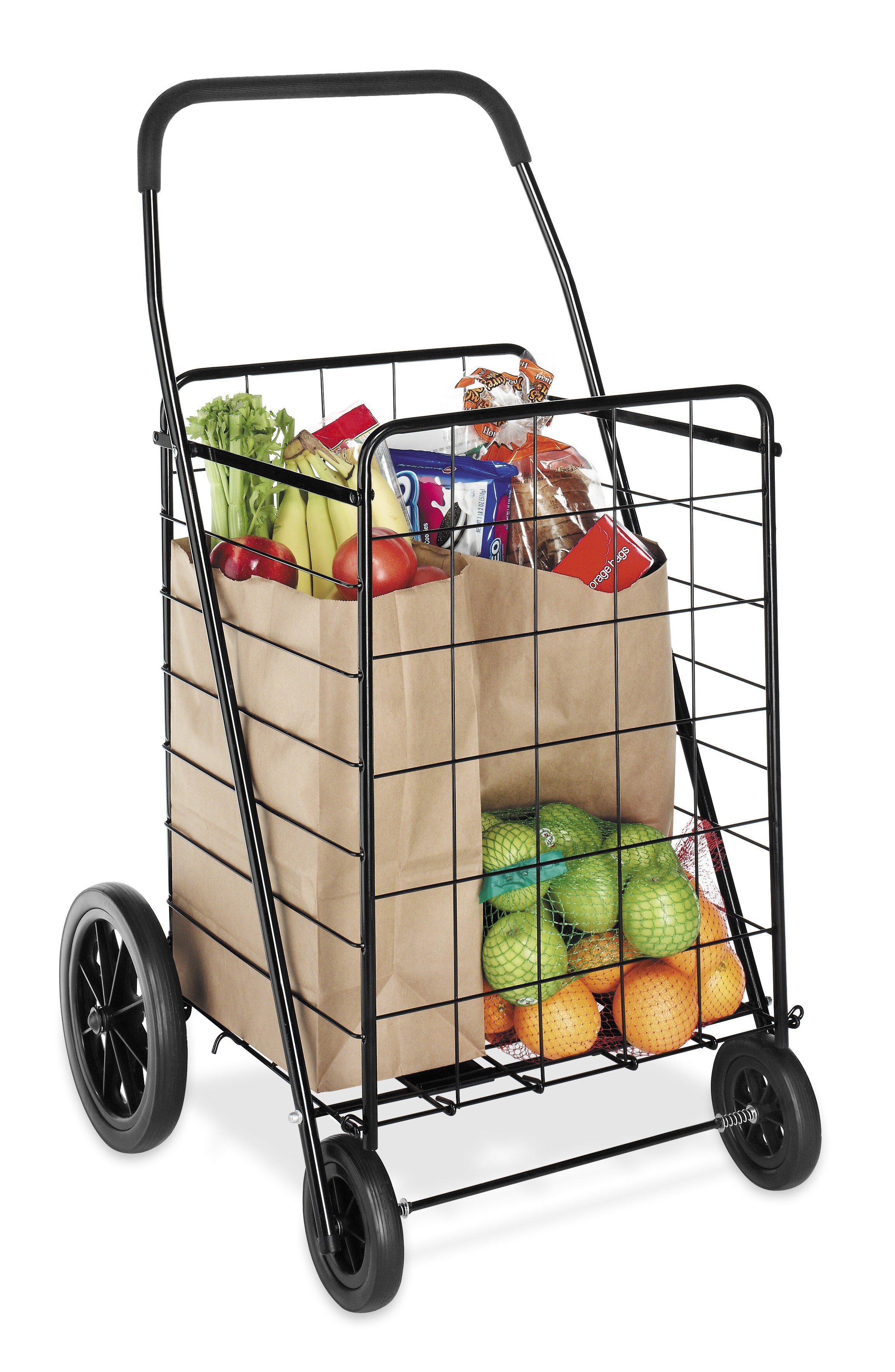 Deluxe 40.12" Rolling Shopping Cart